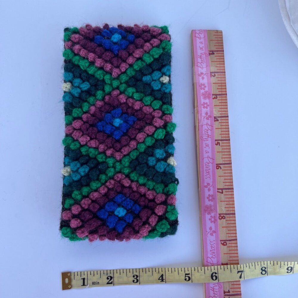 Andes Gifts Alpaca Knit Headband Multicolor Handcrafted Peru - Picture 6 of 11